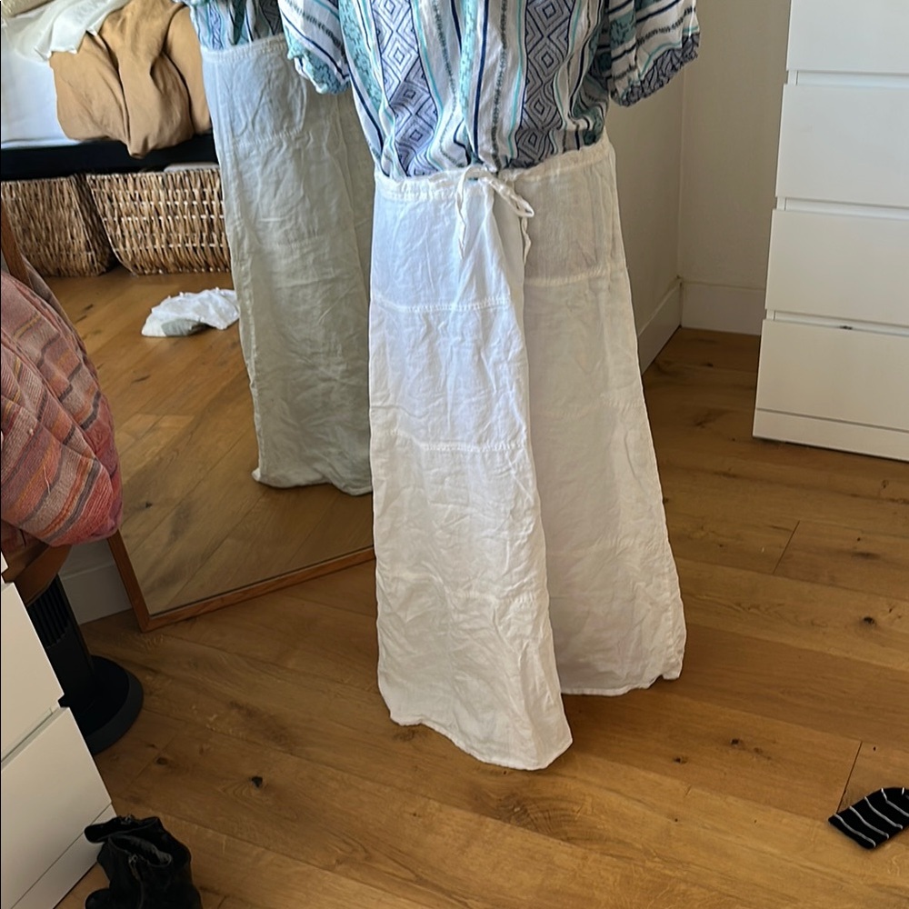 French Connection Linen Maxi Skirt